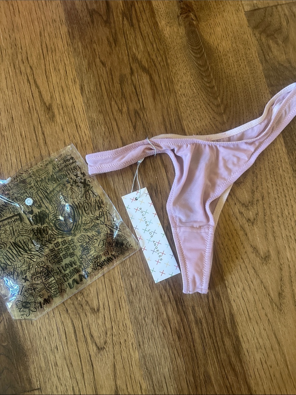 Boutine LA Light Pink Thong Panty